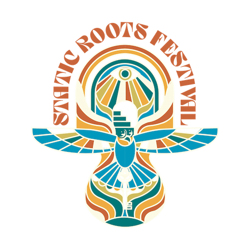 static roots festival logo - the falcon